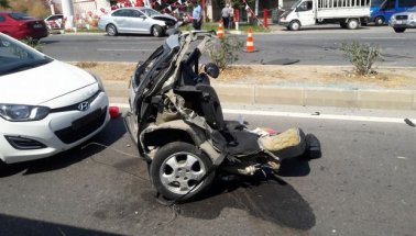 Bodrum-Milas'ta feci kaza 1 kişi öldü, 1'i ağır 4 kişi yaralandı