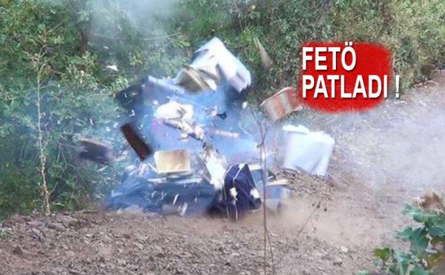 Çorum'da ormanlık alandaki valiz patlatıldı: İçinden FETÖ çıktı