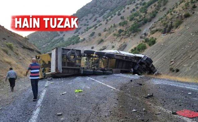 PKK'dan askeri konvoya hain tuzak