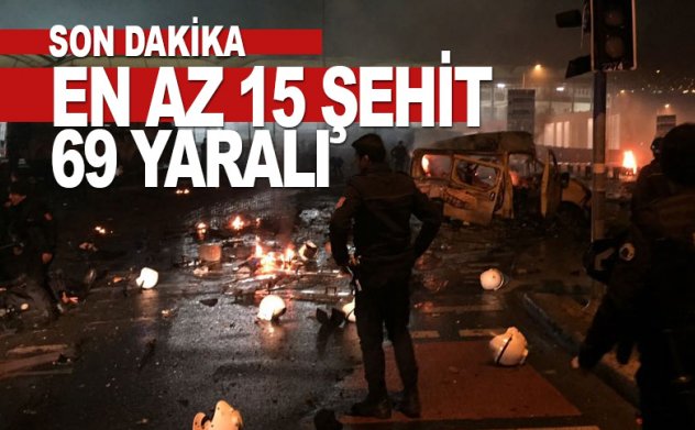 İstanbul'da patlama: 2'si sivil 29 polis şehit, 19'u ağır 166 yaralı