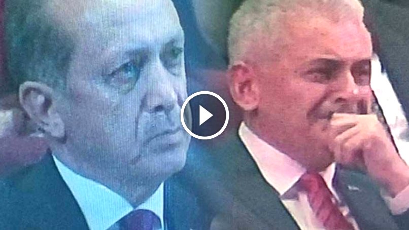 Erdoğan ve Binali Yıldırım gözyaşlarına boğuldu.