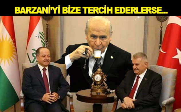 Bahçeli'den  AKP’ye Barzani tepkisi: Barzani'yi bize tercih ederlerse