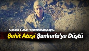 Suriye'nin PKK/PYD bölgesinden ateş açıldı: 1 türk askeri şehit