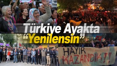 Türkiye Ayakta! Antalya'da referandum protestoları