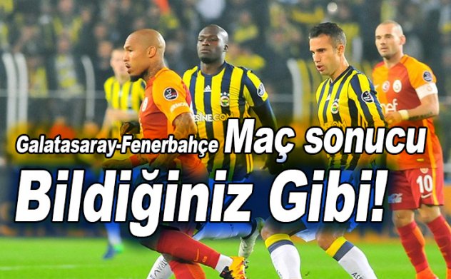 Galatasaray-Fenerbahçe 0-1 maç sonucu. Kanarya Arena'da kazandı