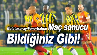 Galatasaray-Fenerbahçe 0-1 maç sonucu. Kanarya Arena'da kazandı