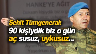 Tümgeneral Aydoğan Aydın'ın 'Hanke'ye Ağıt' şiiri duygulandırdı