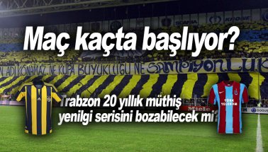 Fenerbahçe-Trabzonspor maçı bugün saat kaçta? Maç şifresiz mi?