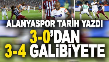 Trabzon-Alanyaspor maç sonucu: 3-4 - Alanyaspor tarih yazdı