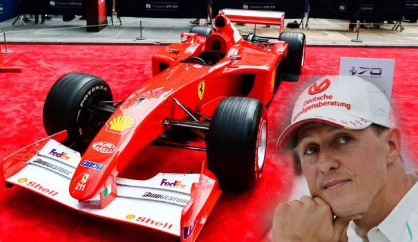 Schumacher’in aracı F1 aracı 7 milyon 504 bin dolar rekor fiyatla satıldı.
