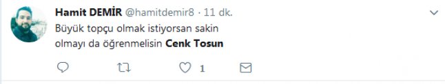 Cenk Tosun, sosyal medyayı yıktı!