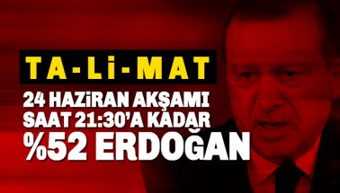 Damat'tan, AA'ya 'Yüzde 52 Erdoğan' talimatı