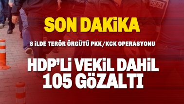 PKK/KCK davasında, HDP'li vekil Mehmet Camcı dahil 105 kişi gözaltına alındı