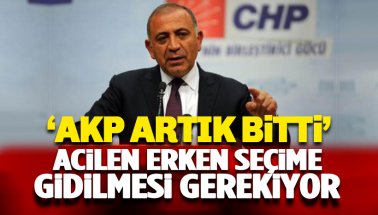 Gürsel Tekin: AKP’nin artık seçim kazanma şansı yok