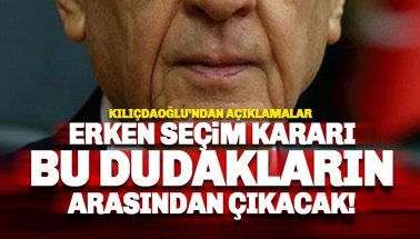 Kılıçdaroğlu: Bahçeli, 'AKP'ye destek vermiyorum' diyebilir
