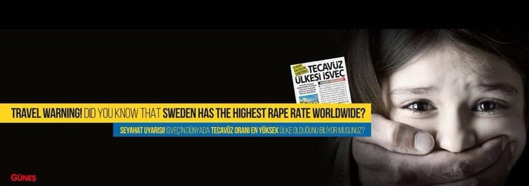 İsveç Tecavüz oranları, Güneş Gazetesi, Atatürk Havalimanı
