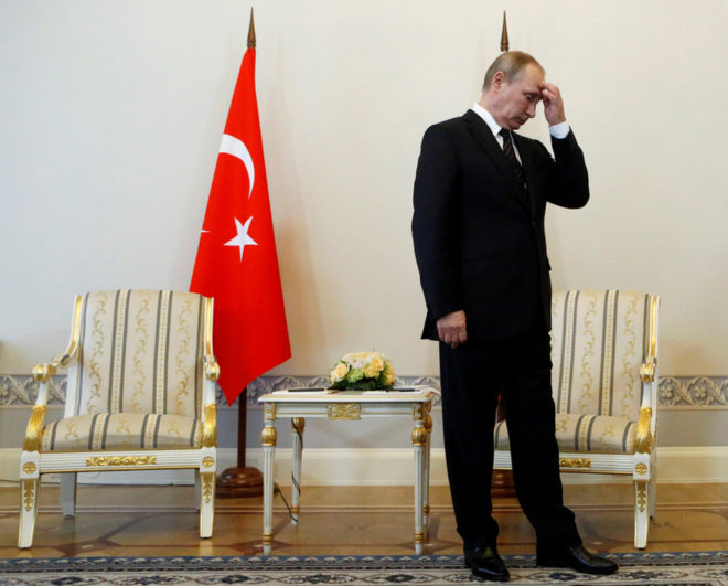 Vladimir Putin ve Erdoğan buluşması