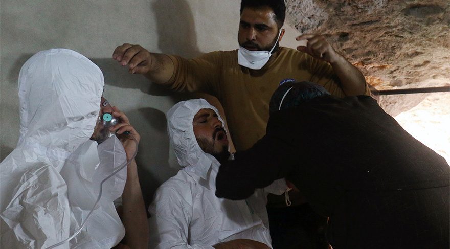 Suriye Kimyasal Saldırı fotoğrafları