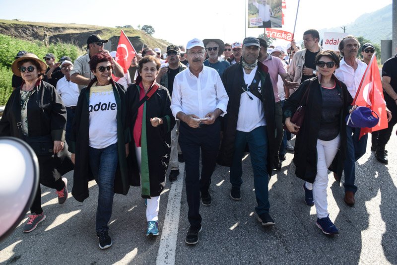 Kemal Kılıçdaroğlu Adalet Yürüyüşü 15. Gün Sakarya Ziyaret İzmir Sakarya Barosu