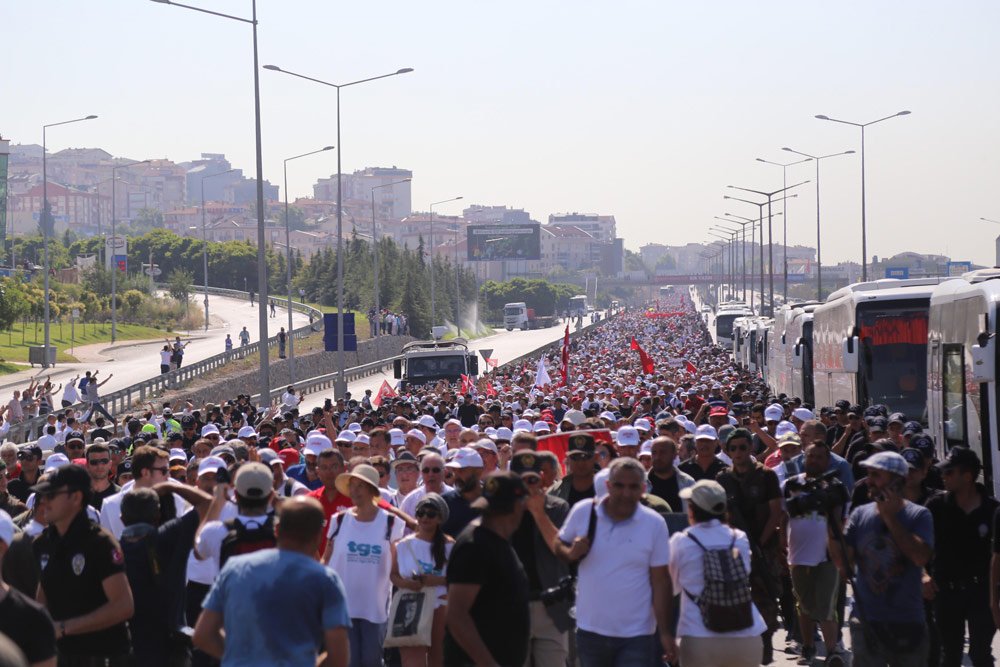 İstanbul Adalet Yürüyüşü Katılım ne kadar