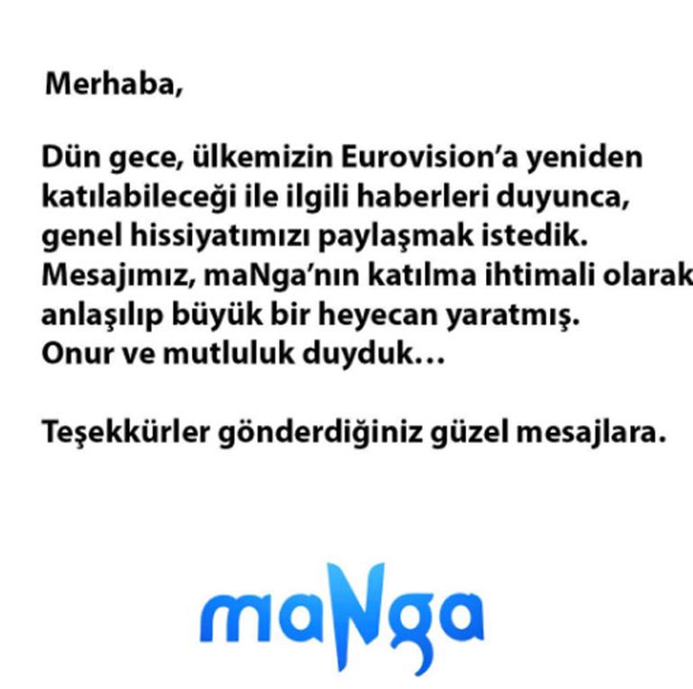 Manga Eurovision yarışması 2018 Türkiye