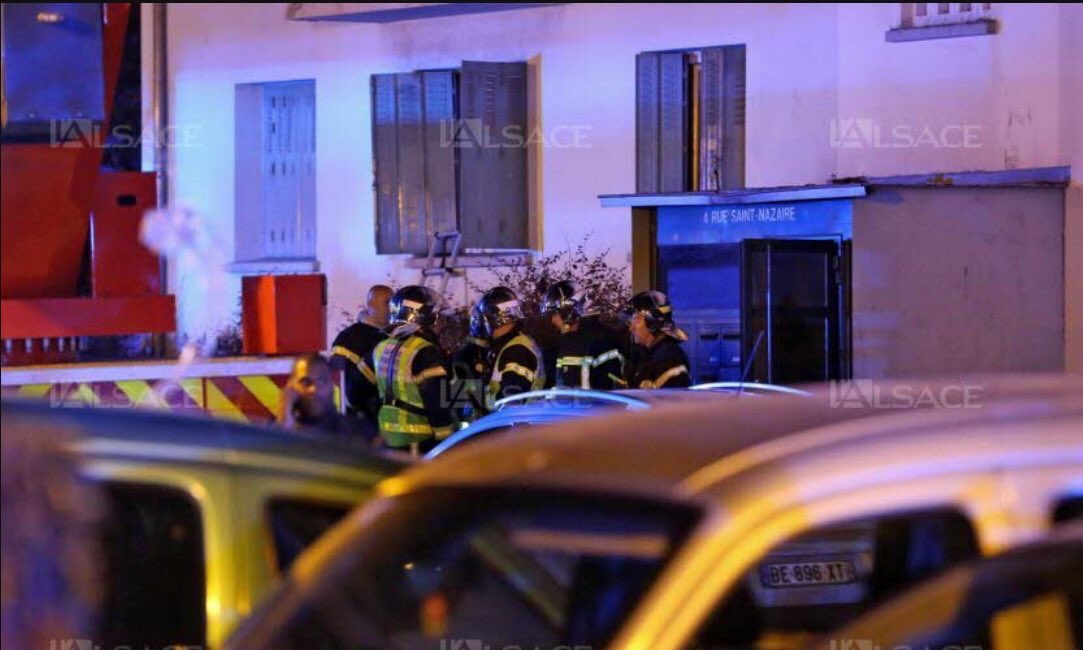 Fransa Mulhouse'da feci yangın 5 ölü 8 yaralı