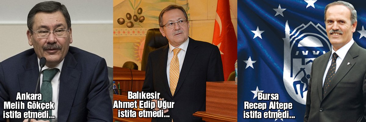 AKP istifa edecek olan belediye başkanları, Melih Gökçek
