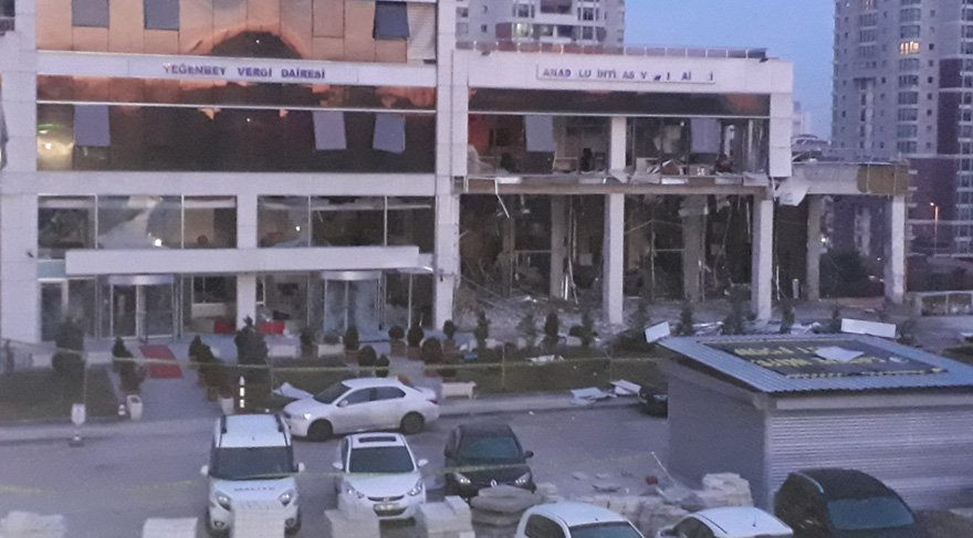 Ankara Vergi Dairesinde patlama bomba düzeneği bulundu