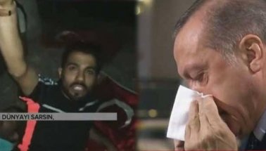 C.Başkanı Erdoğan’ı canlı yayında ağlatan görüntüler!