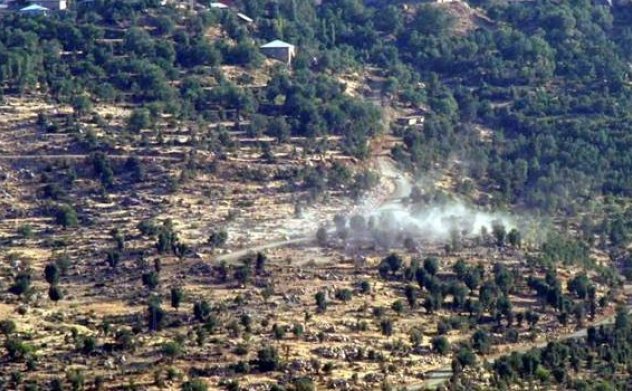 PKK'lı hainlerden hudut bölüğüne havanlı saldırı