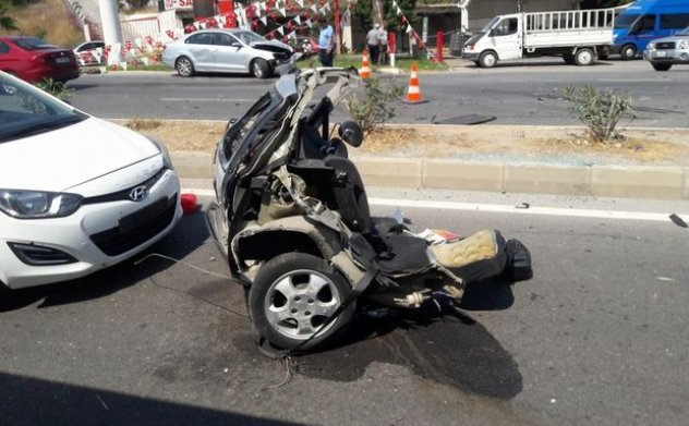 Bodrum-Milas'ta feci kaza 1 kişi öldü, 1'i ağır 4 kişi yaralandı