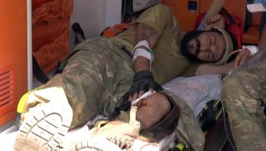 Suriye'de yaralanan ÖSO askerleri Gaziantep’te