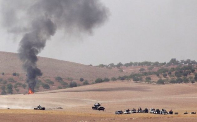 Suriye'de 1 tankımız daha roketle vuruldu, 3 asker yaralı