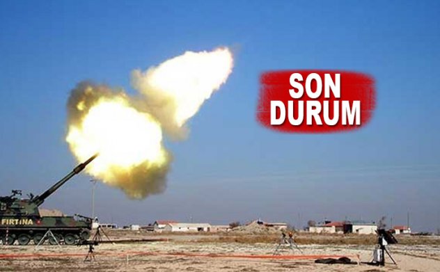 Fırat Kalkanı bugün: 99 atım, 15 hedef, tam isabet