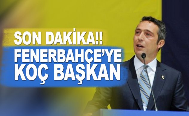 Son dakika: Ali Koç Fenerbahçe başkanlığına aday, İşte tarih