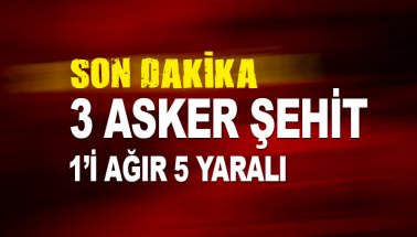 Hakkari'de askere havanlı saldırı: 3 şehit 5 yaralı
