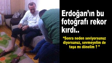 Cumhurbaşkanı Erdoğan şehit evinde böyle abdest aldı