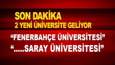 Fenerbahçe Üniversitesi kuruluyor