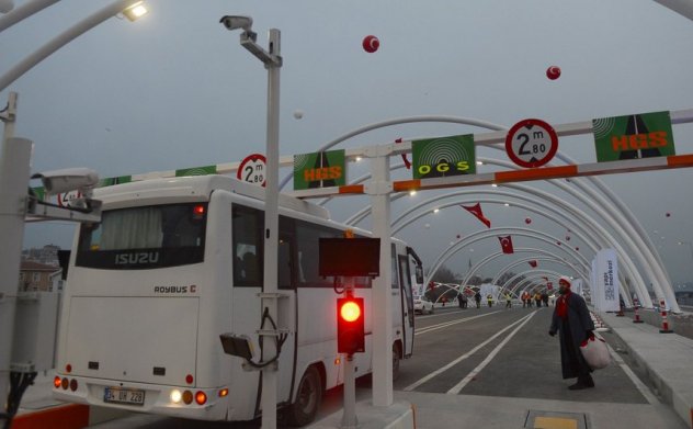 Bugün açılan Avrasya Tüneli'nde ilk kaza meydana geldi