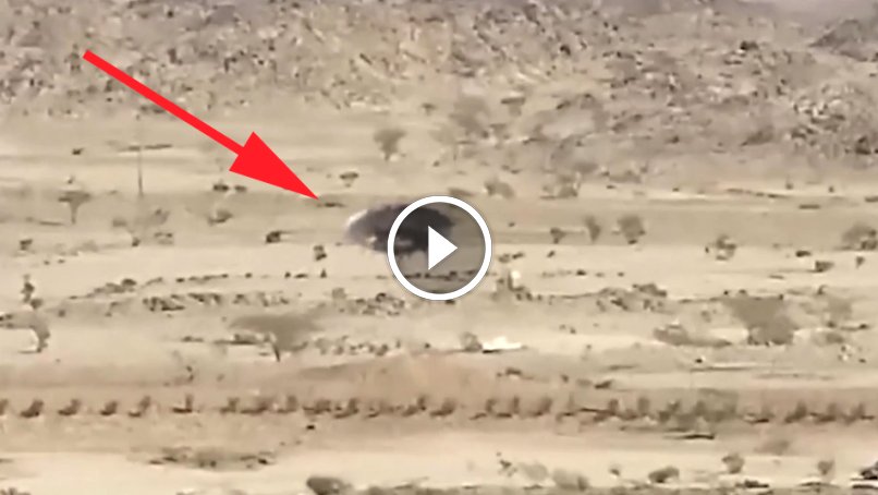 Arabistan'da inen UFO Tekbir sesleriyle karşılandı. İşte o anlar