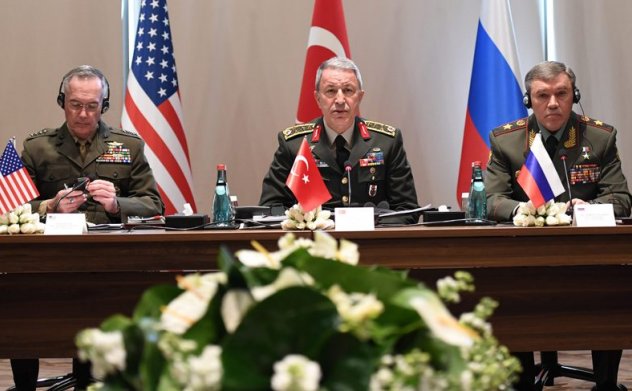 Türk, ABD ve Rus Genelkurmay Başkanları Antalya'da