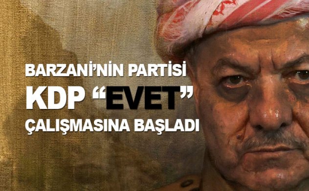 Son dakika: Barzani’nin partisi ‘evet’ kampanyası başlattı