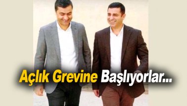HDP'li Selahattin Demirtaş ve Zeydan açlık grevine başlıyor