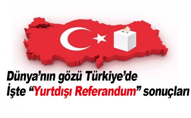 Dünya'dan Türkiye Referandum Sonuçları Geliyor