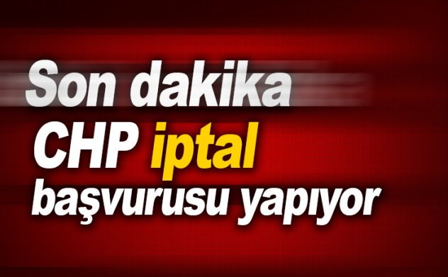 Son dakika: CHP’den iptal hamlesi! YSK referandumu iptal etsin