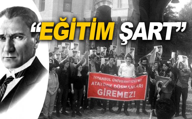 Atatürk ve Türkiye düşmanı Mustafa Armağan üniversiteye sokulmadı