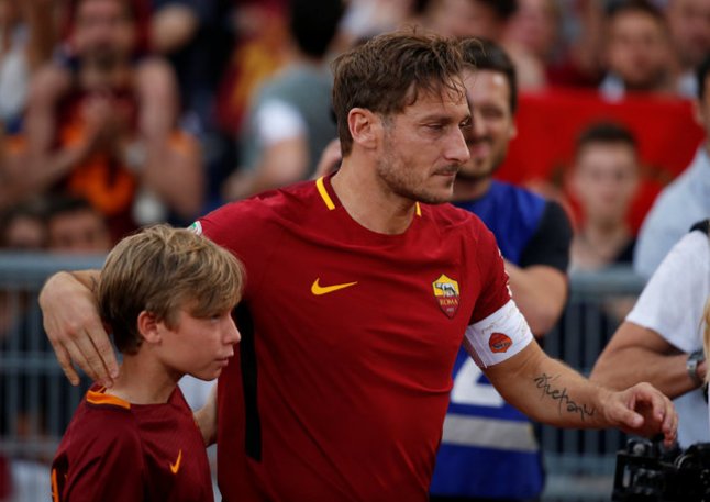 Yaşayan efsane Totti'den, Roma'ya duygulu veda