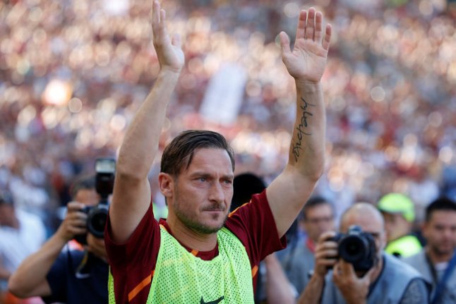 Yaşayan efsane Totti'den, Roma'ya duygulu veda