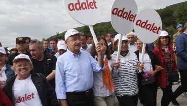 'Adalet Yürüyüşü' 5. gün: 80 milyon bir arada kardeşçe..