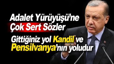 Adalet Yürüyüşü'ne tepki: Gittiğiniz yol Kandil ve Pensilvanya'nın yoludur